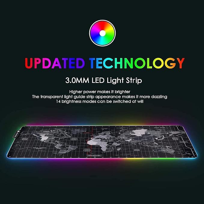 VERITY RGB Gaming Mouse Pad